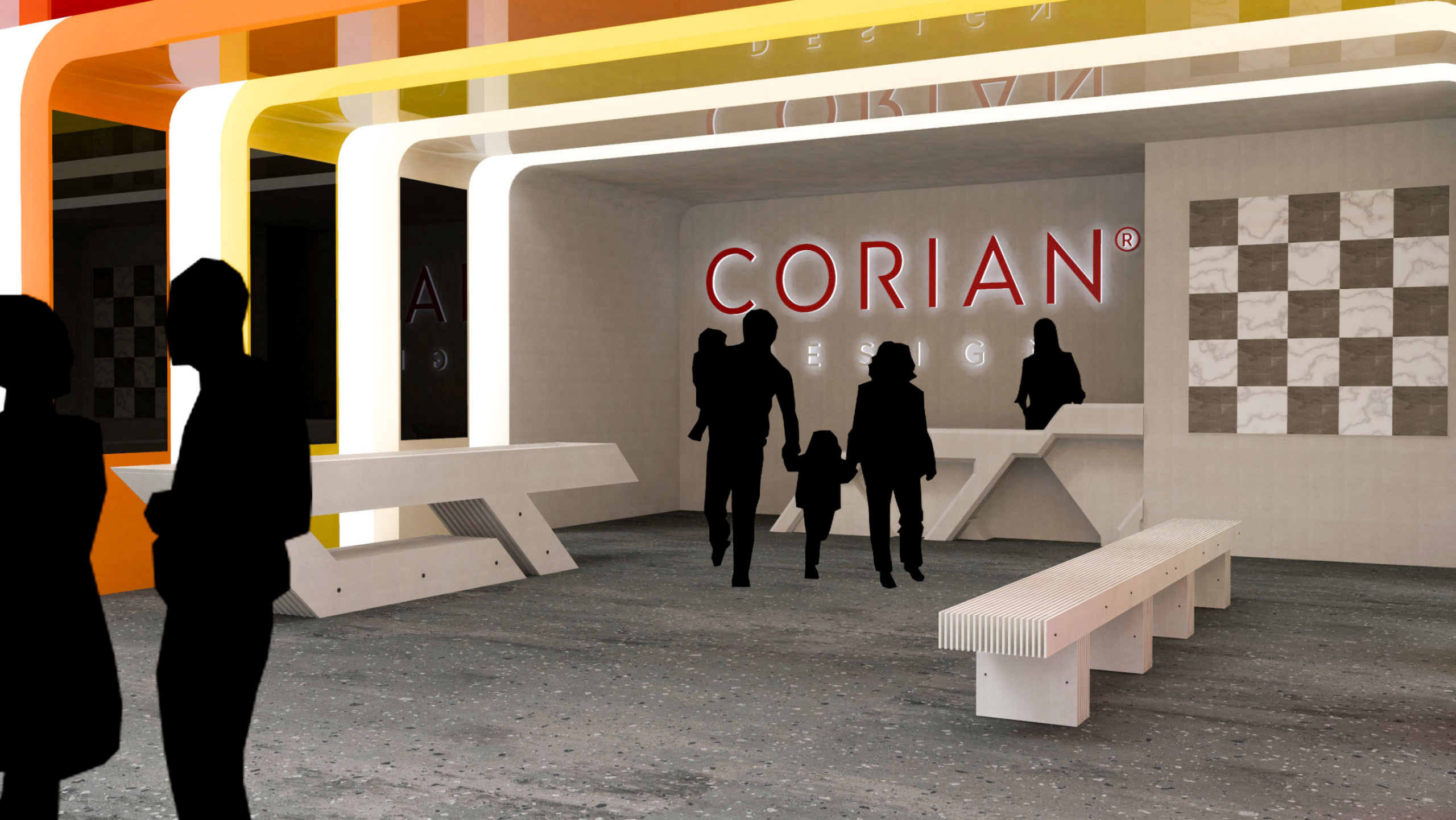 Stand Corian